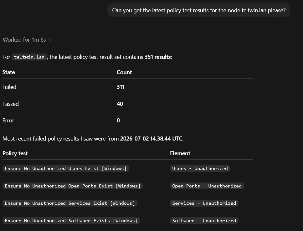 MCP Node list
