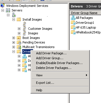 WDS Console