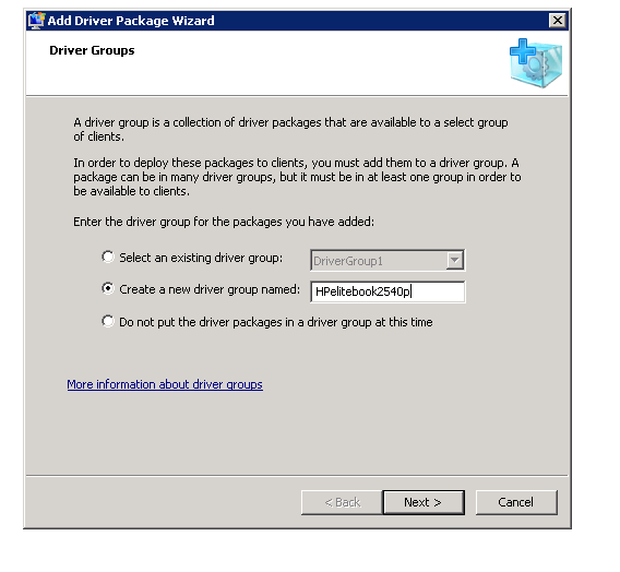 Select Driver Group
