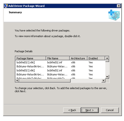Confirm Selection